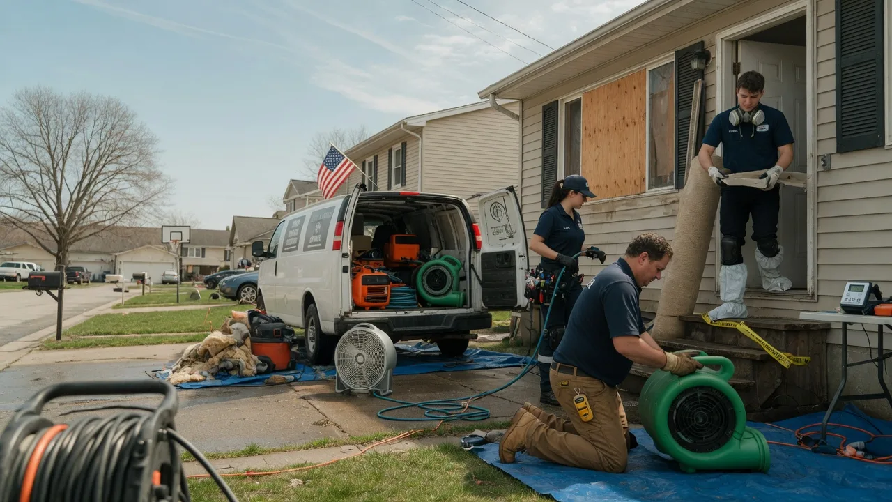 Water Damage Restoration in La Fayette, IL near me